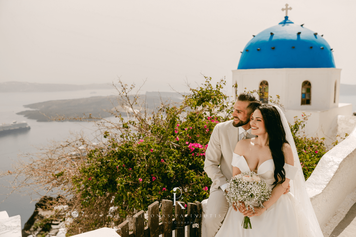 Celebrate love in a Greek way with a traditional Greek wedding in Santorini-Aria Santorini Wedding