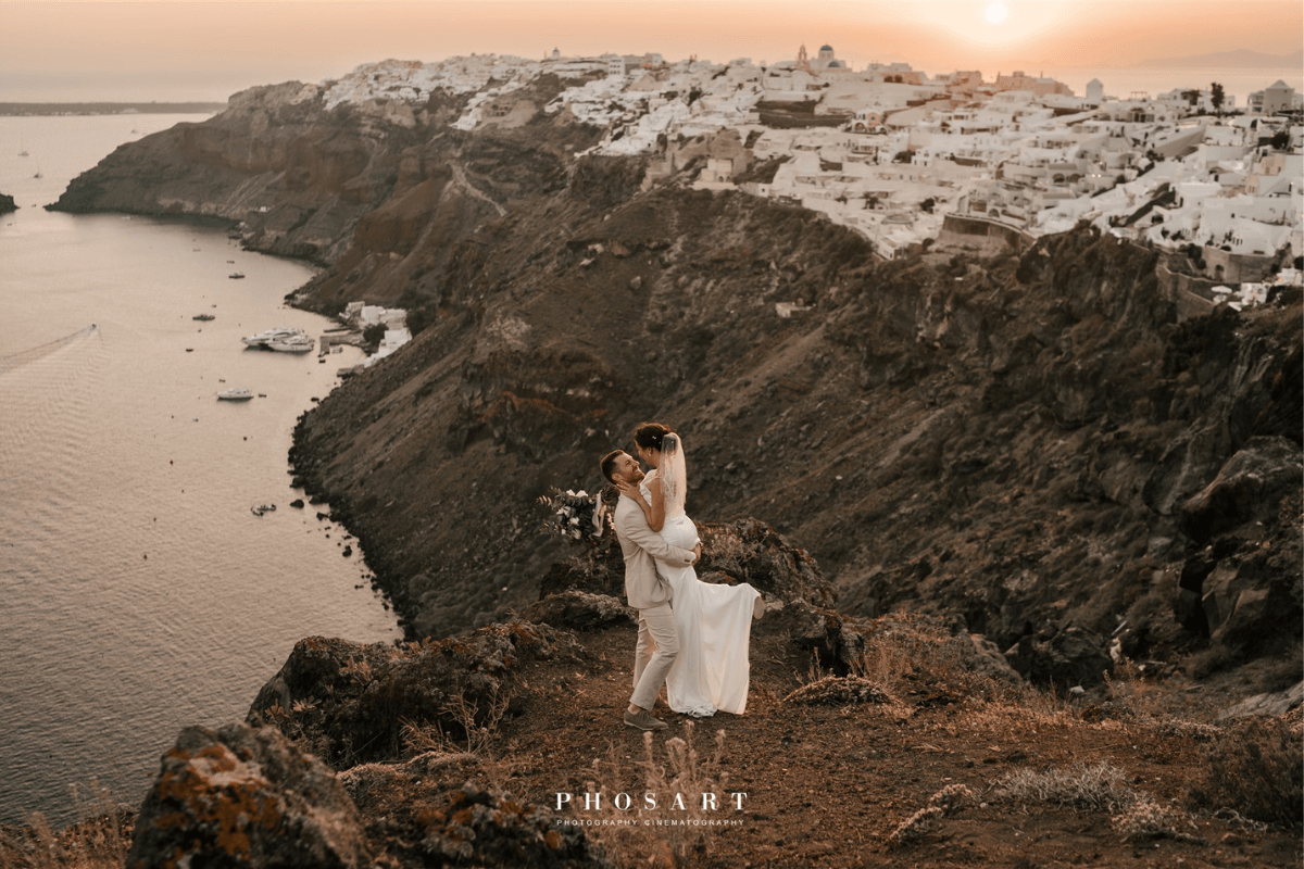 Dana Villas Santorini Weddings – An Exceptional Experience-Aria Wedings